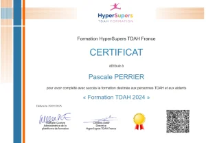 Expérience et formation accompagnement TDAH